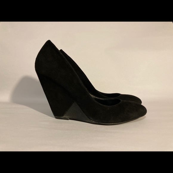 Aldo black suede wedges, size 39/8.5 - Picture 2 of 7